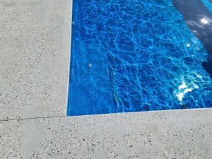 Inground Pool With Concrete Surround 