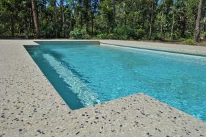 Inground Pool With Concrete Surround 