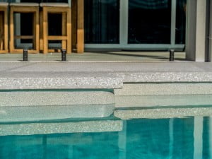 Pavilion Concrete Finish for Swimming Pool 