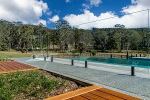 Aggregate Swimming Pool Surrounds - Bradshaw Concrete Designs