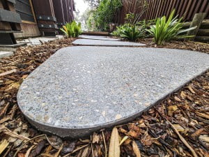 Exposed Aggregate Around Pool - Bradshaw Concrete Designs